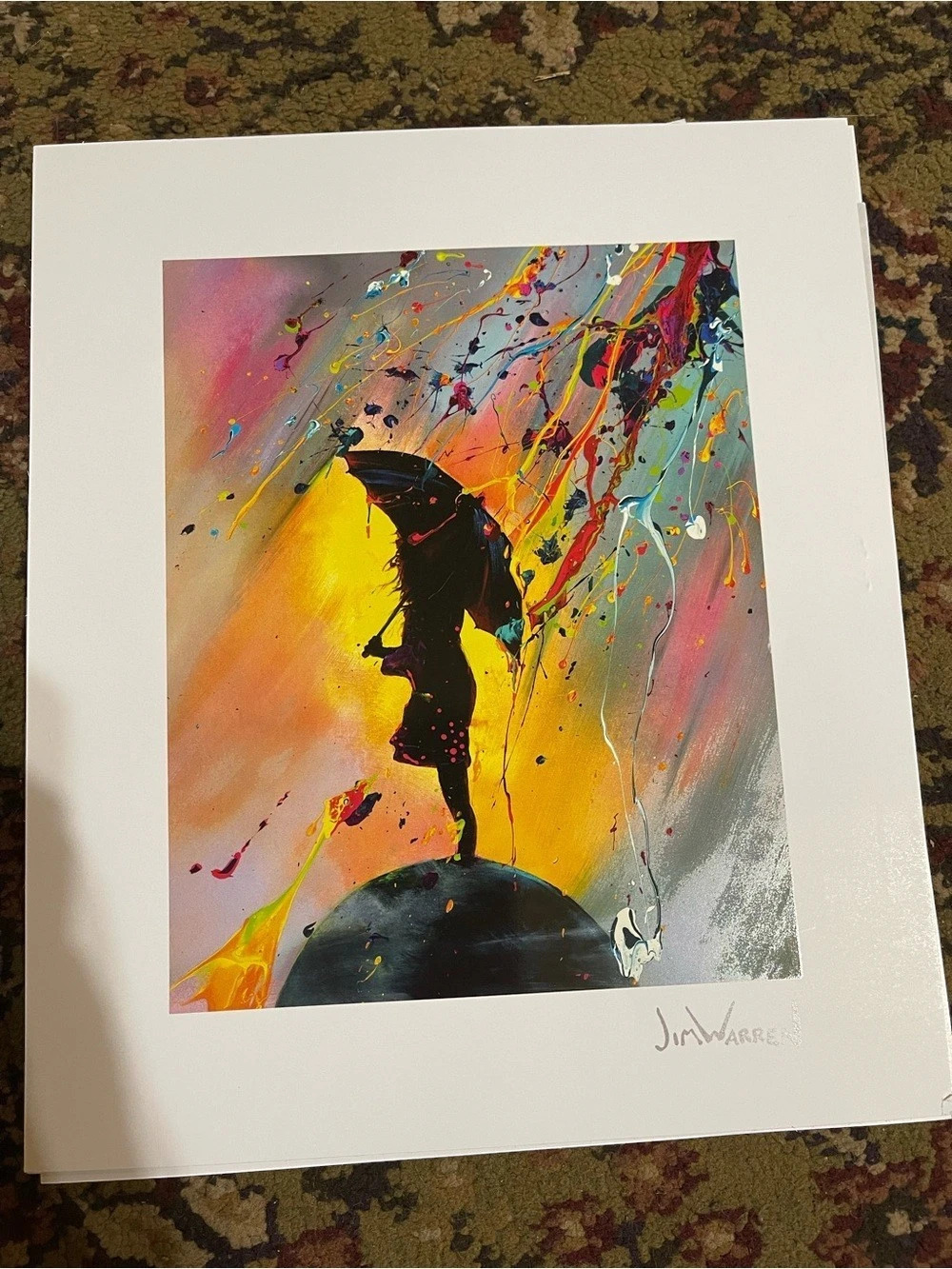 Park West Gallery Top of the World Signed Abstract Art Print